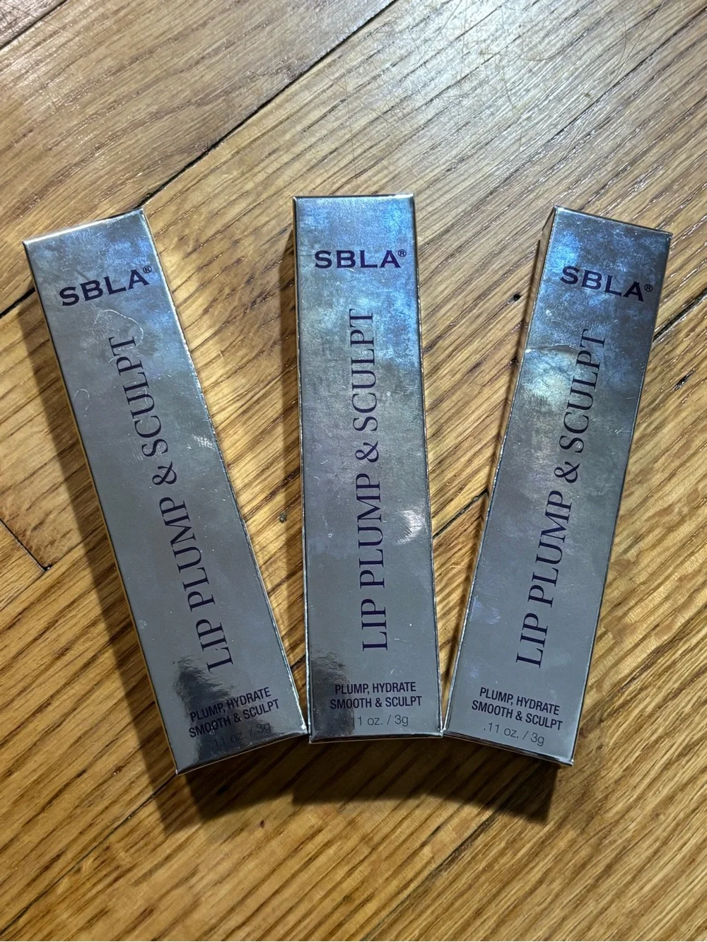 SBLA Beauty Lip Plump & Sculpt lot of (3) color Baby Glow NEW!